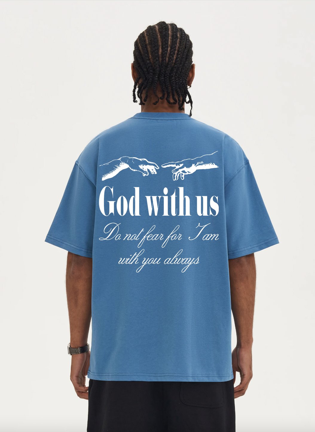 God with us - back