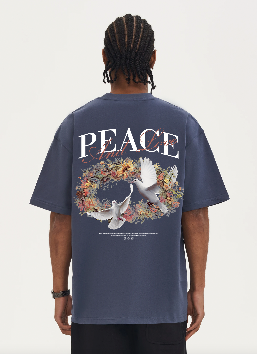 Peace&Love -front/back/sleeves