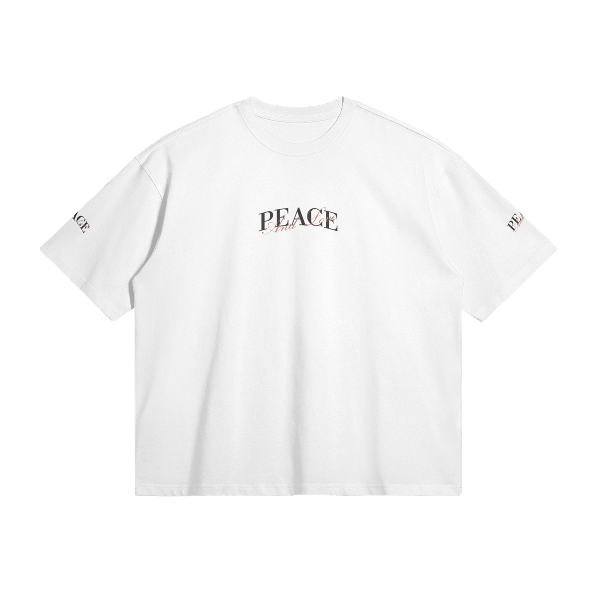 Peace&Love -front/back/sleeves