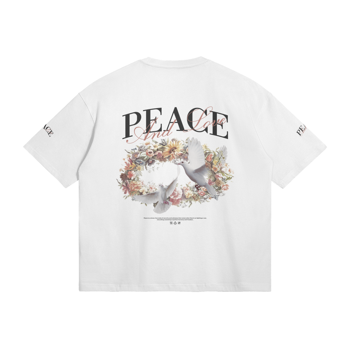 Peace&Love -front/back/sleeves