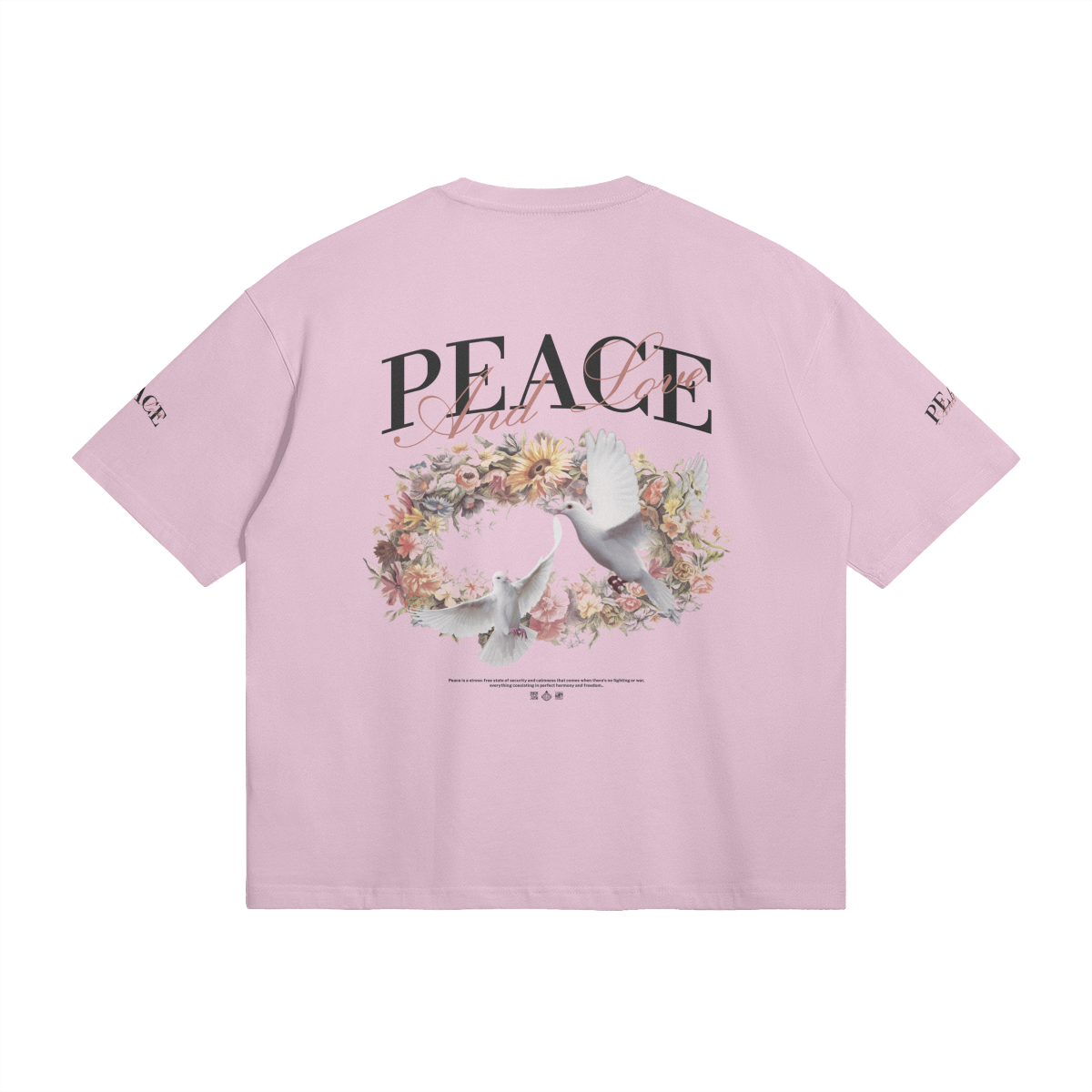 Peace&Love -front/back/sleeves