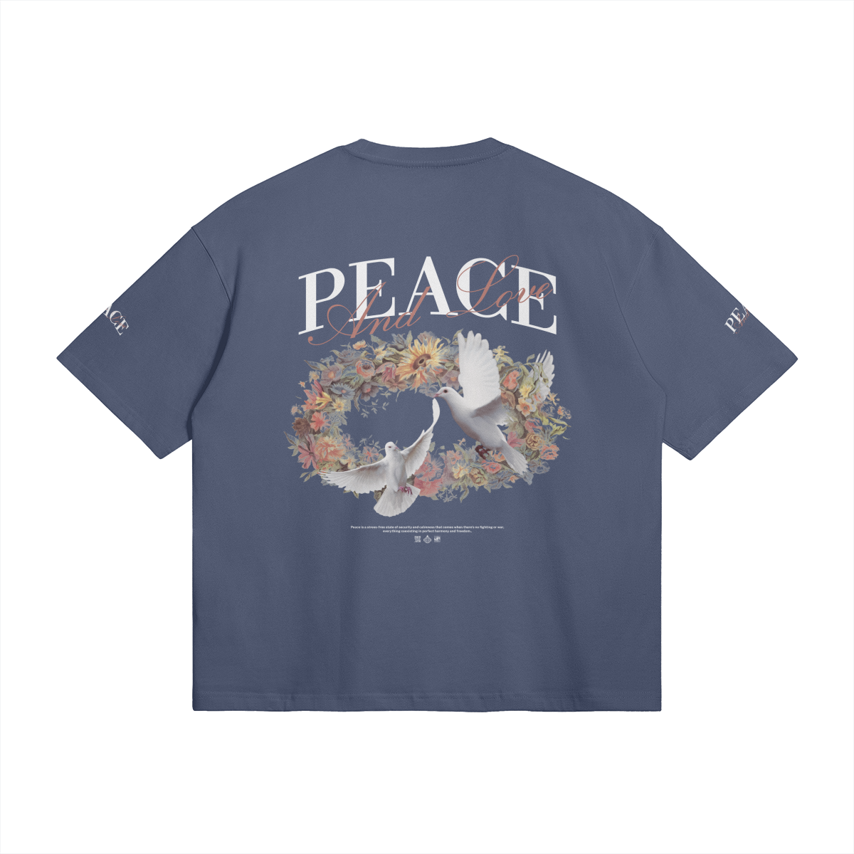 Peace&Love -front/back/sleeves