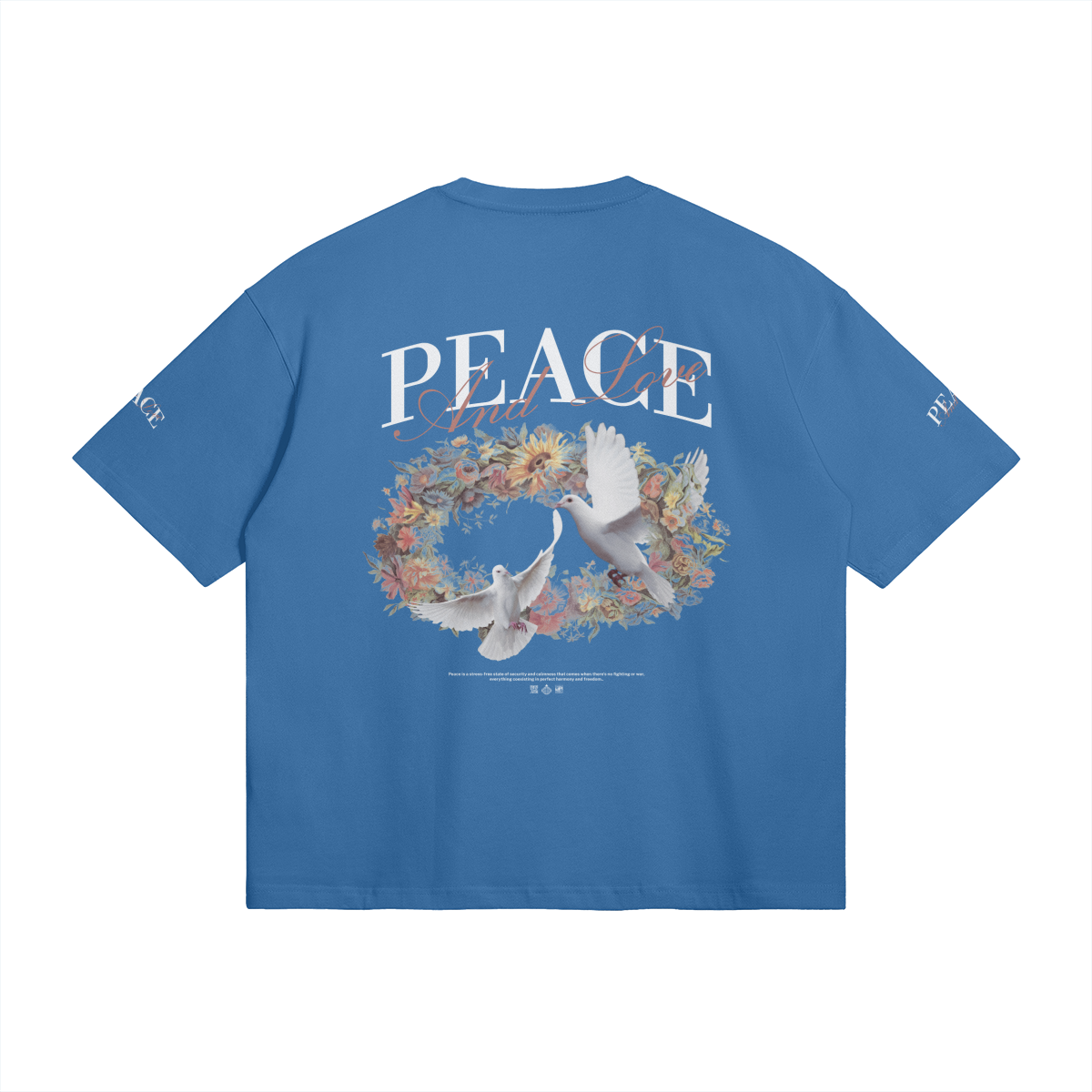 Peace&Love -front/back/sleeves