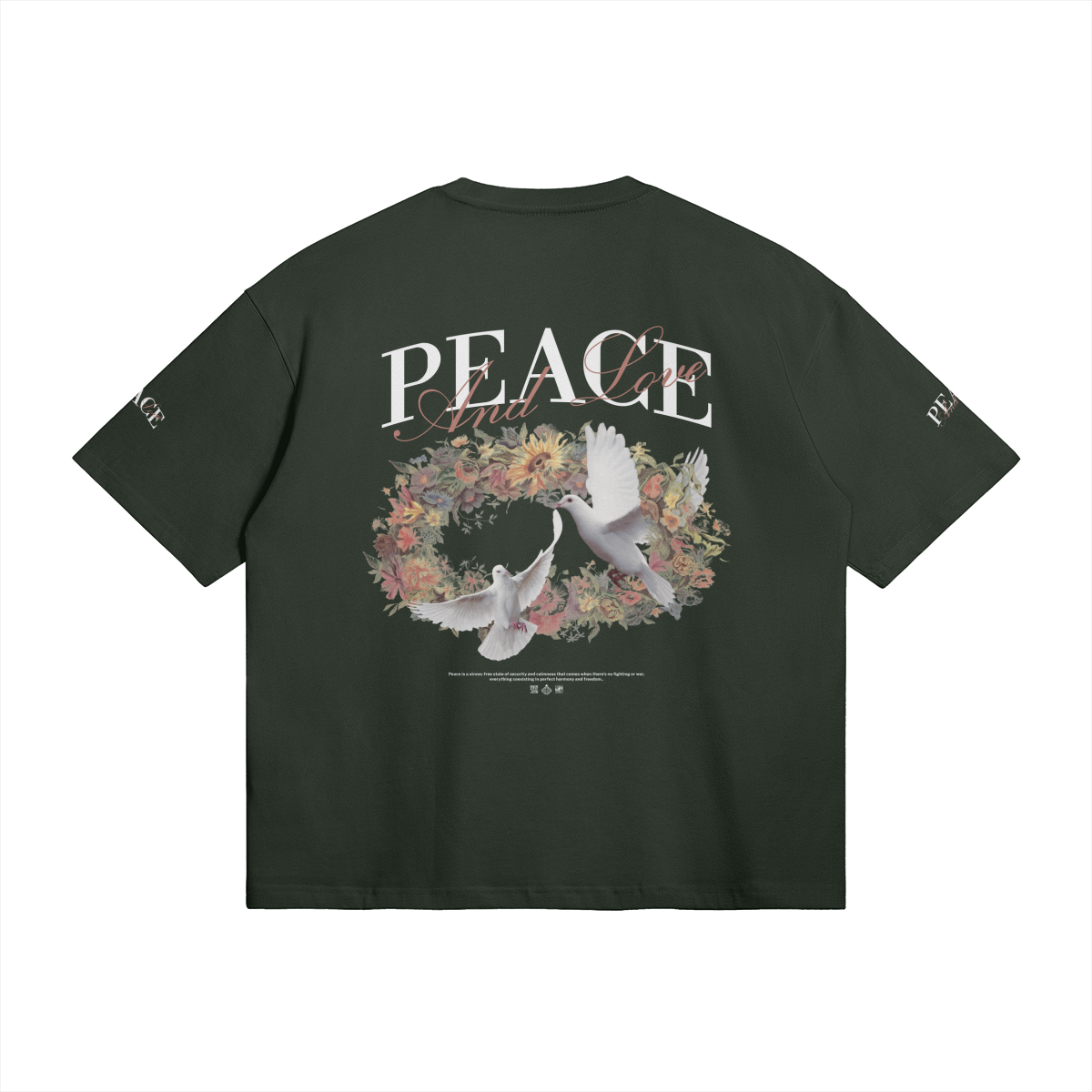 Peace&Love -front/back/sleeves