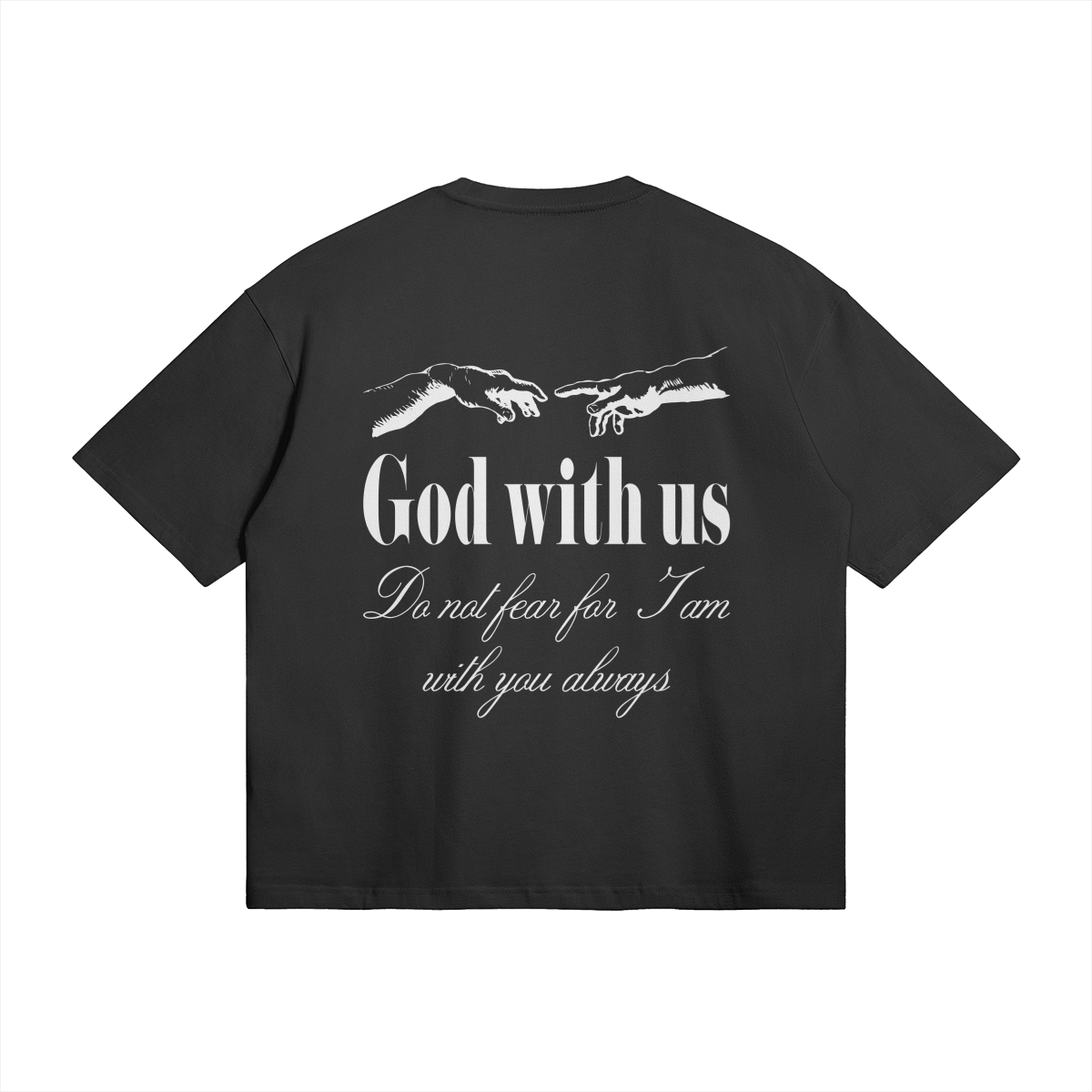 God with us - back