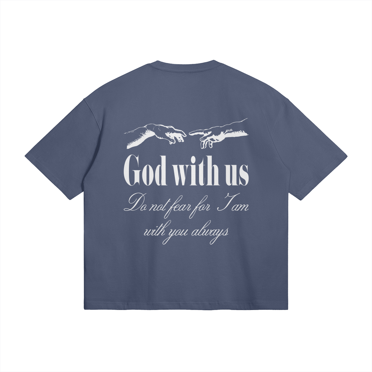 God with us - back