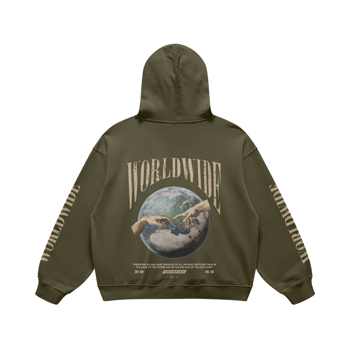 Worldwide - front/back/sleeves